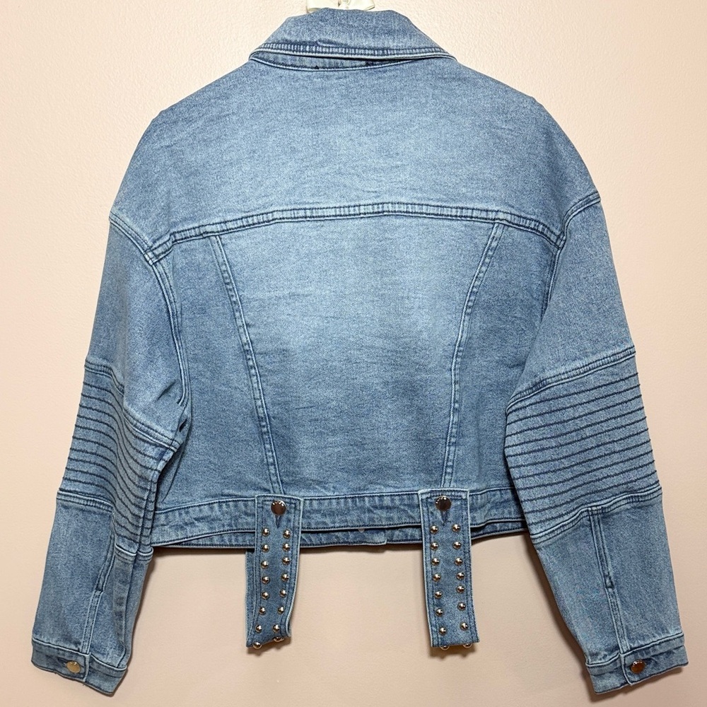 Bebe x Ciara Studded Denim Jacket - Picture 4 of 7